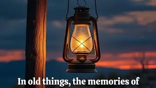 culture and traditional tales is live/old lamp #old is gold
