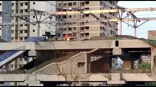 👆🏻🚋  *Today Pushpa park Malad Metro Trial* 🚃🚋