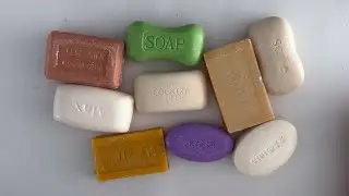 ASMR cutting dry soap/oddly carving soap/satisfying relaxing crunchy sounds/Crushing soap ASMR #4480