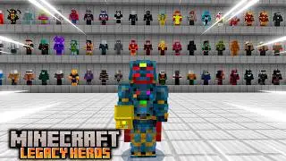 ATUALIZOU Addon de Super-Her&oacute;is V8.0 (Heroic Legacy) no Minecraft PE 1.21.131 &ndash; 400+