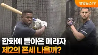 한화에 돌아온 페라자…제2의 폰세 나올까?  / 연합뉴스TV (YonhapnewsTV)