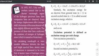 #energy of an electron#excitation energy#excitation potential#
