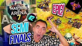 SEMIFINAL 2 MASTER OF ARENA 7  EPIC is no JOKE #ageofempires2 #nospoiler