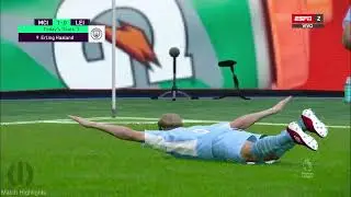 Manchester City 3 x 1 Leicester City - Melhores Momentos | Haaland faz +2