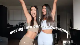 moving into our new city flat with us vlog | Kim Mann