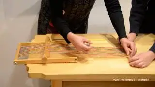 『縦糸の張り方＜ロング編＞』