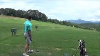 Grenade golf driver - Quick demo of the new 9 degree driver.