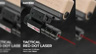 TaffLED Tactical Red Dot Laser Gun Mount Airsoft Rifle 11/20mm - OMLP0RBK