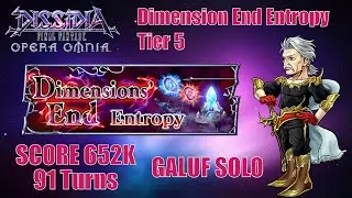 DFFOO GL Dimension End Entropy Tier 5 [Galuf Solo] FEOD