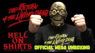 The Return of the living Dead Mega Merch Haul Unboxing from Hell On shirts