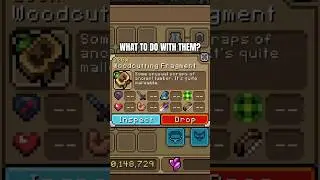 WOODCUTTING FRAGMENTS - what to do with them? | TUTORIAL | Curse of Aros #shorts #curseofaros #guide