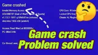 HOW TO SOLVE GAME CRASH IN PPSSPP, invalid memory access/resume;reset problem solved 😇#pes #psp