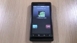 Motorola Milestone incoming call in 2021