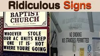 Ridiculous Signs That Turn Simple Rules Into Unexpected Punchlines || Sign Hub