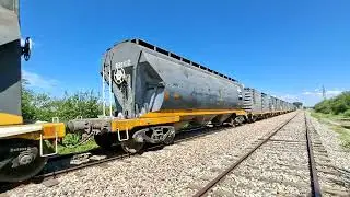 Tren Cargado NCA por Ex Estaci&oacute;n S&uacute;per Intendente Ledesma (Tacanas)