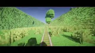 Mincecraft 3x time speed acid shader video (Minecraft Acid interstate)