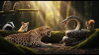 When Predators Collide &ndash; Leopard and Anaconda Face Off!