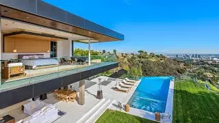 This $23,900,000 Bel Air Masterpiece has Incredible City and Ocean Views