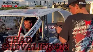ROC Sportsman at Ohsweken Speedway | Onboard with Chad Chevalier #12 #mainevent