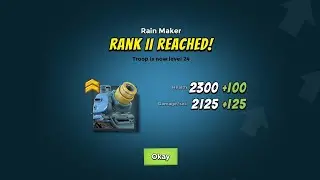 Stage 25 ➡️ stage 35 Boom Beach Mega Crab with rainmakers!!