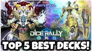 TOP 5 BEST DECKS for DICE RALLY in MASTER DUEL!