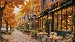 Autumn Street Caf&eacute; Vibes 🍂 Peaceful Music for Relaxation & Study