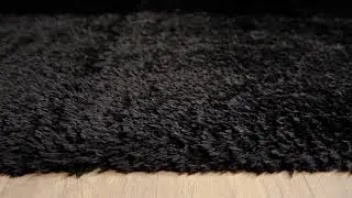 Siari Black Shag Rug