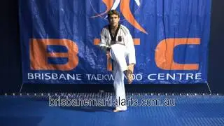 Kicks - Front Foot Round Kick - Brisbane Taekwondo Centre