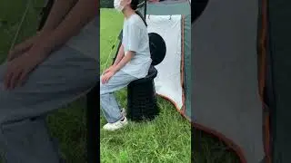 Portable Folding Toilet | Outdoor Toilet #shorts