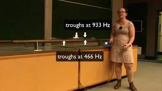 Standing waves in flames