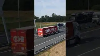 Can't sleep? Try this. #shorts #sleepsounds #trafficsound #whitenoise #vroom #highway #tarmac #truck