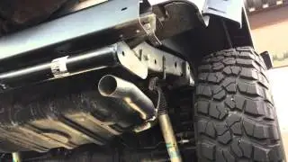02 jeep tj with flowmaster super 44( inline 6 4.0)