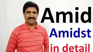 Are amid and amidst alike,differences between amid and amidst