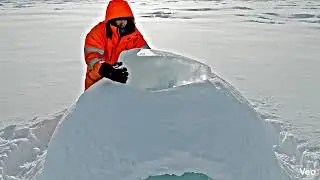Ice Shelter vs Wind at -80&deg;C | Can It Survive the Arctic Storm?