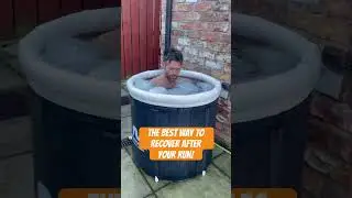🧡 Cold water therapy is great for muscle recovery! #runner #mentalhealth #recovery