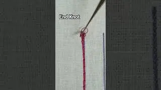 Aari End Knot #aari #aariendknot #aariembroidery #aaribusiness #embroiderylover #blousedesigns