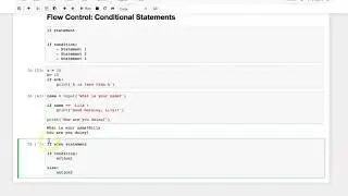 Python Flow Control - Conditional Statements