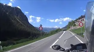 BMW K1600 GTL Switzerland road no  13 from Thusis to Sufers
