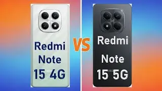 Redmi Note 15 4G vs Redmi Note 15 5G