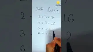 math puzzles shorts #mathpuzzle #studyup #puzzle #puzzle #reels #habibi #viral