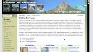 BLM Oregon Online Resources