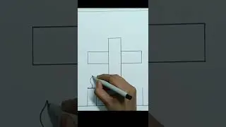 How To Draw Good Friday Drawing | How to draw Christian Cross | Good Friday Drawing | Cross Drawing