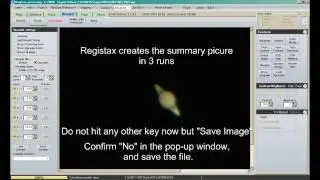 Registax Tutorial - First Saturn with C8 - HD version