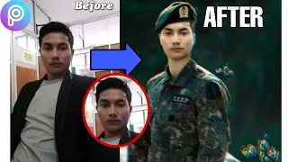 🔴Cara edit ubah wajah orang dengan aplikasi picsart dengan android simple #TUTORIAL #05
