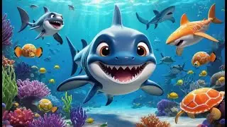 Little Shark&rsquo;s Ocean Dance 🦈🌊 | Fun Kids Song | Nursery Rhyme Adventure