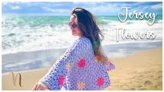 C&oacute;mo Tejer Jersey Flowers: Gu&iacute;a Paso a Paso - Tutorial Crochet F&aacute;cil