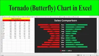 How to Create a Tornado (Butterfly) Chart in Microsoft Excel