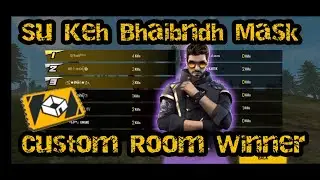 Free Fire Custom Room Challenge || Su keh bhaibndh Mask Give away || Games With Amdavadiman