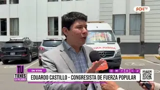 “Los caviares quieren apoderarse del caos para estar en el poder”: Eduardo Castillo
