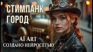 Стимпанк Город (AI) &mdash; Медные машины и Королевы стиля